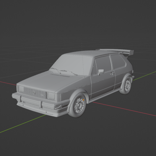 Archivo STL 1984 Volkswagen Rabbit GTI 🚗 (OBJ)・Modelo de impresora 3D ...