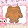 32.png OWL COOKIE CUTTER