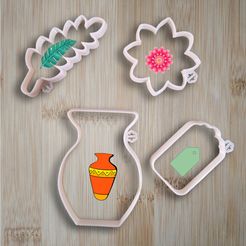 IMG_20220427_100105.jpg Fichier OBJ Coupe-biscuits. Vase à fleurs・Design pour imprimante 3D à télécharger, Elenano