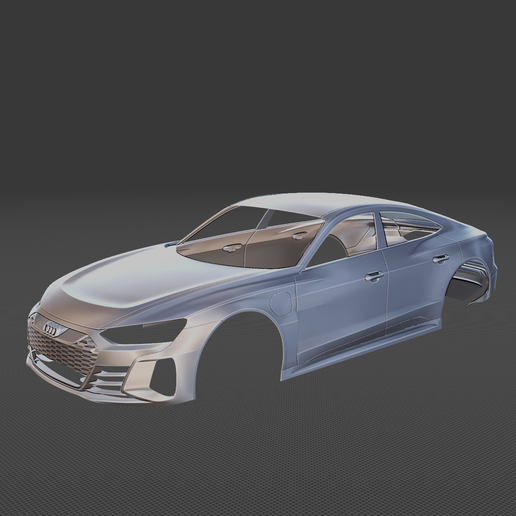 Audi RS e Tron GT Body 3D Model