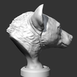 08.png Hyena Head AM14 3D print model