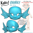 sh.png [KABBIT ADDON] Sharky Head with Jointed Fin Ears For Kabbit