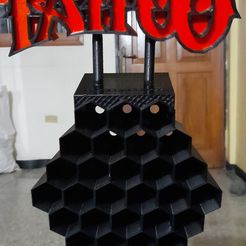 20230223_054659.jpg 3MF file Honeycomb for Tattoo Inks・Model to download and 3D print