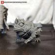 Ice_Toad_render_photo1.jpg Winter Monsters - Tabletop Miniatures 3D Model Collection