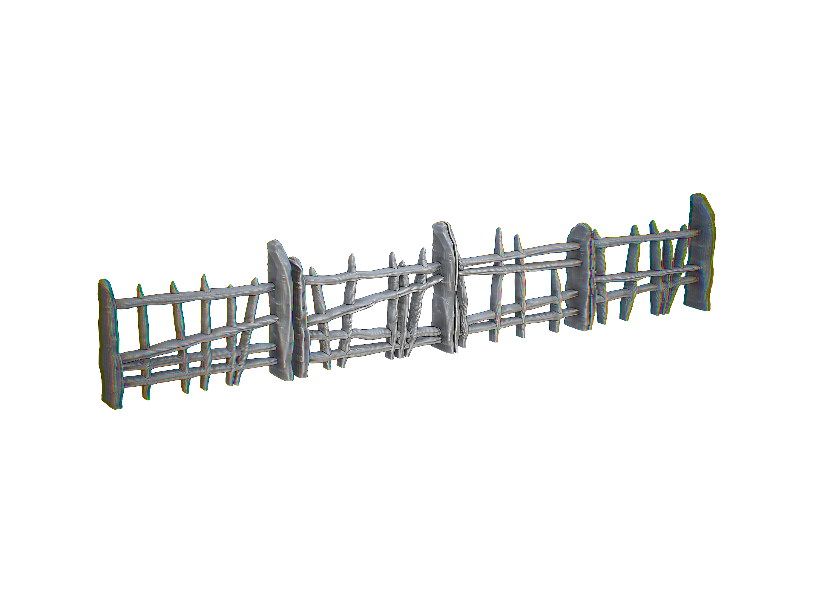 Download STL file Viking Gate plus Fences • 3D printable template • Cults