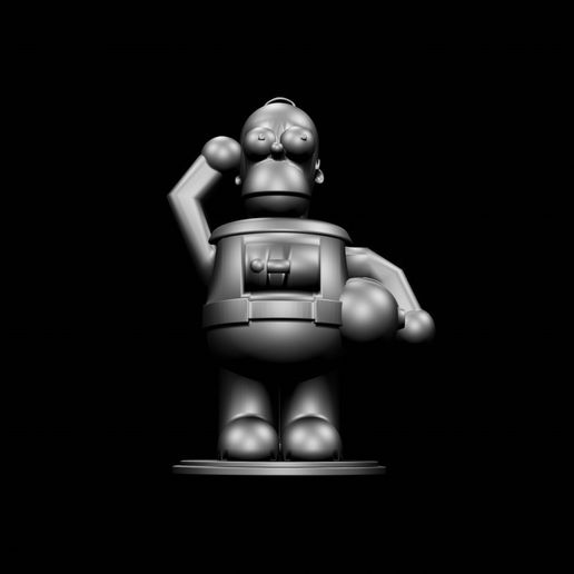homero astronauta1.jpg Homer Astronaut (Pack of two models)