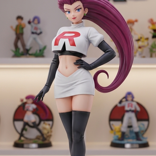 Jessie-team rocket-pokemon 3D model