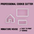 miniature house cookie cutter set.jpg Miniature house Cookie cutter set (3pcs)