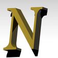 N3.jpg Letter N of the alphabet (WITHOUT SUPPORT)