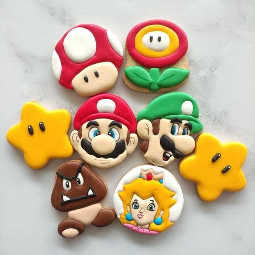 cookie cutter mario bross - 3D model önizlemesi