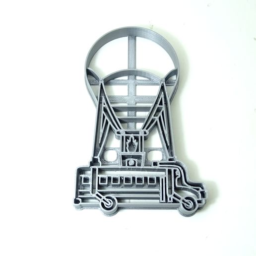 cookie cutter cookie cutter fortnite battle bus - 3D model önizlemesi