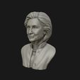 08.jpg Hillary Clinton 3D printable model