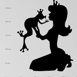 Screenshot-2023-10-01-193314.png STL file Wandtattoo Prinzessin küsst Frosch・3D printer model to download