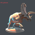 tbrender_009.png Pentaceratops sternbergii - Statue for 3D printing
