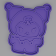 Kuromi.png Set of 6 models Cookie Cutters Hello Kitty Sanrio