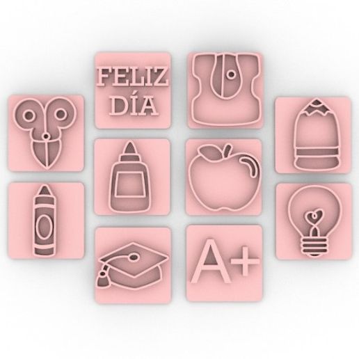 STAMPS - STAM - TEACHER'S DAY 3D model