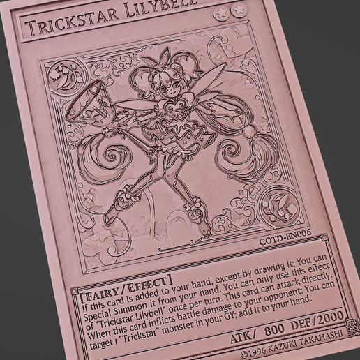 trickstar lilybell - yugioh STL File for Cults