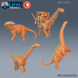 Brontosaurus.png Brontosaurus Set ‧ DnD Miniature ‧ Tabletop Miniatures ‧ Gaming Monster ‧ 3D Model ‧ RPG ‧ DnDminis ‧ STL FILE