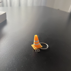 IMG_1814.png 3D file Keychain Cone // llalavero Cono・3D printing template to download, zqmn