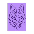 Wolf Leather Stamp (1).stl Wolf Leather Stamp