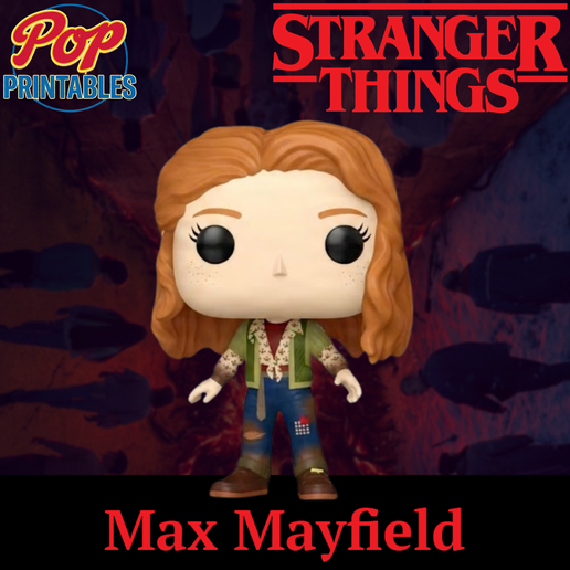 Max Mayfield - Funko Pop Style 3D Model