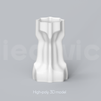 L_1_Renders_1.png Decorative vase set / printable vase / stl files / 3D models / Niedwica / vase collection / home decor / DIY