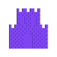 castle.stl Super Mario Bros World 1-1