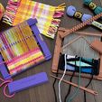 IMG_2061.jpeg Pocket Loom Weaving Kit 4"x4" 8-dent