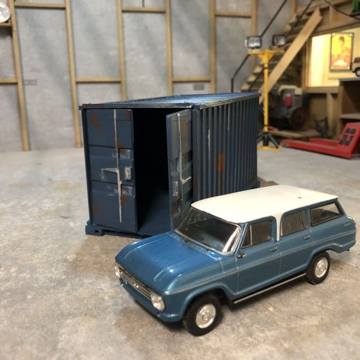 👽 Container diorama・Archivo STL para ・Cults