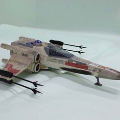 1.jpg Fichier STL gratuit X Wing Fighter Cannon 1995 Tonka Star Wars Ship・Modèle pour imprimante 3D à télécharger