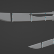 Screenshot-2022-05-10-092623.png Ichigo 1000 Year Blood War Dual Swords 3D Model Digital File - Bleach Cosplay - Ichigo Cosplay - Final War Dual Blades - Shikai swords