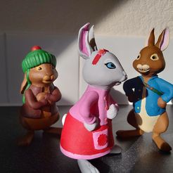 3.jpg STL-Datei Lily Bobtail | Peter Rabbit Fan Art・3D-Druckvorlage zum Herunterladen