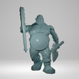monopose-1.png Archivo 3D Monopose Mercenario Ogro - 2 Variantes・Modelo de impresión 3D para descargar