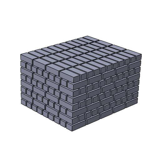 🧱 1:64 Stack of Bricks on Pallet・ STL File for 3D printing・Cults