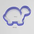 TORTUGA.jpg Turtle cookie cutter