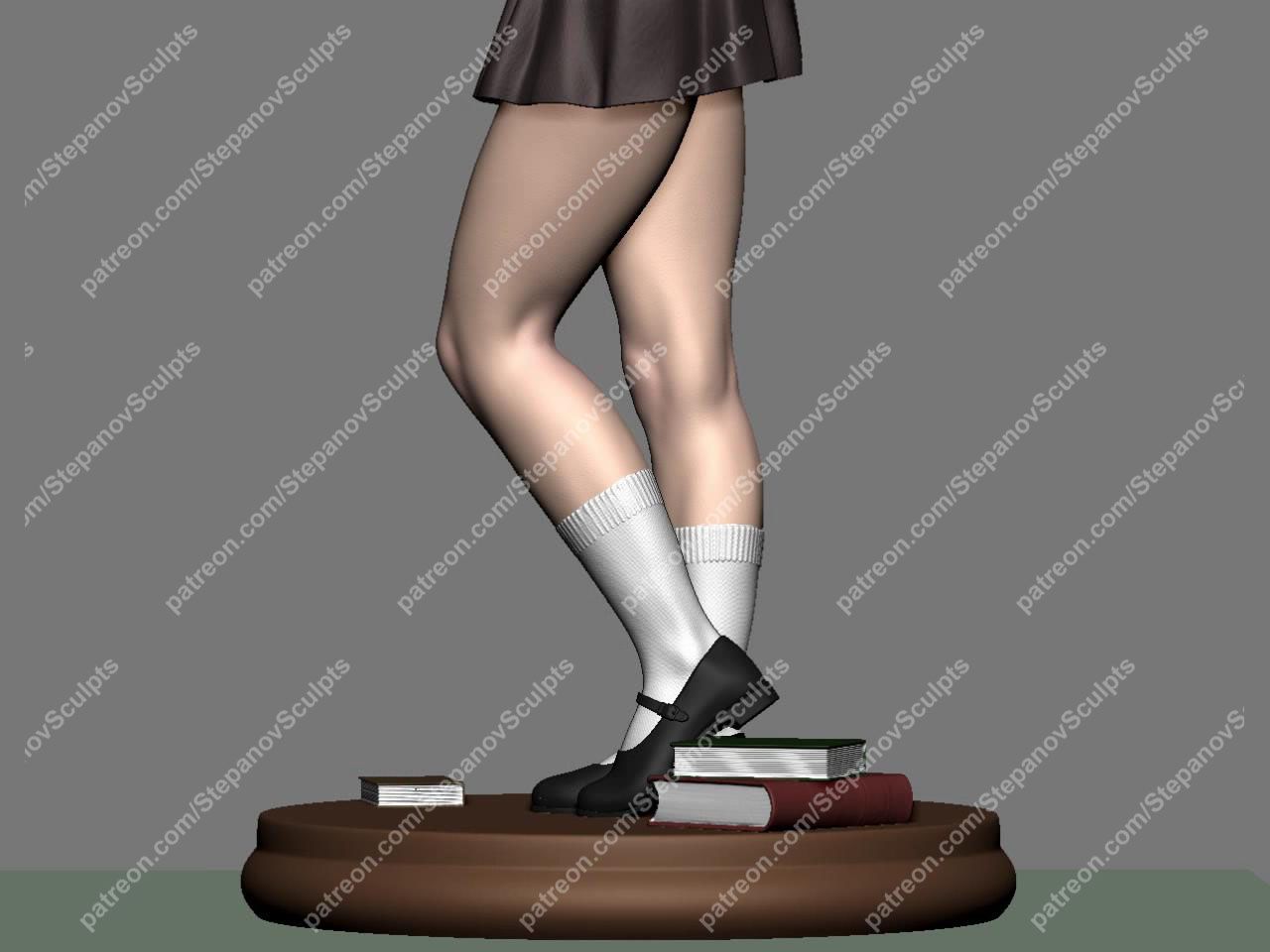 0038.jpg Fichier OBJ Hermione adulte・Modèle à télécharger et à imprimer en 3D, stepanovsculpts