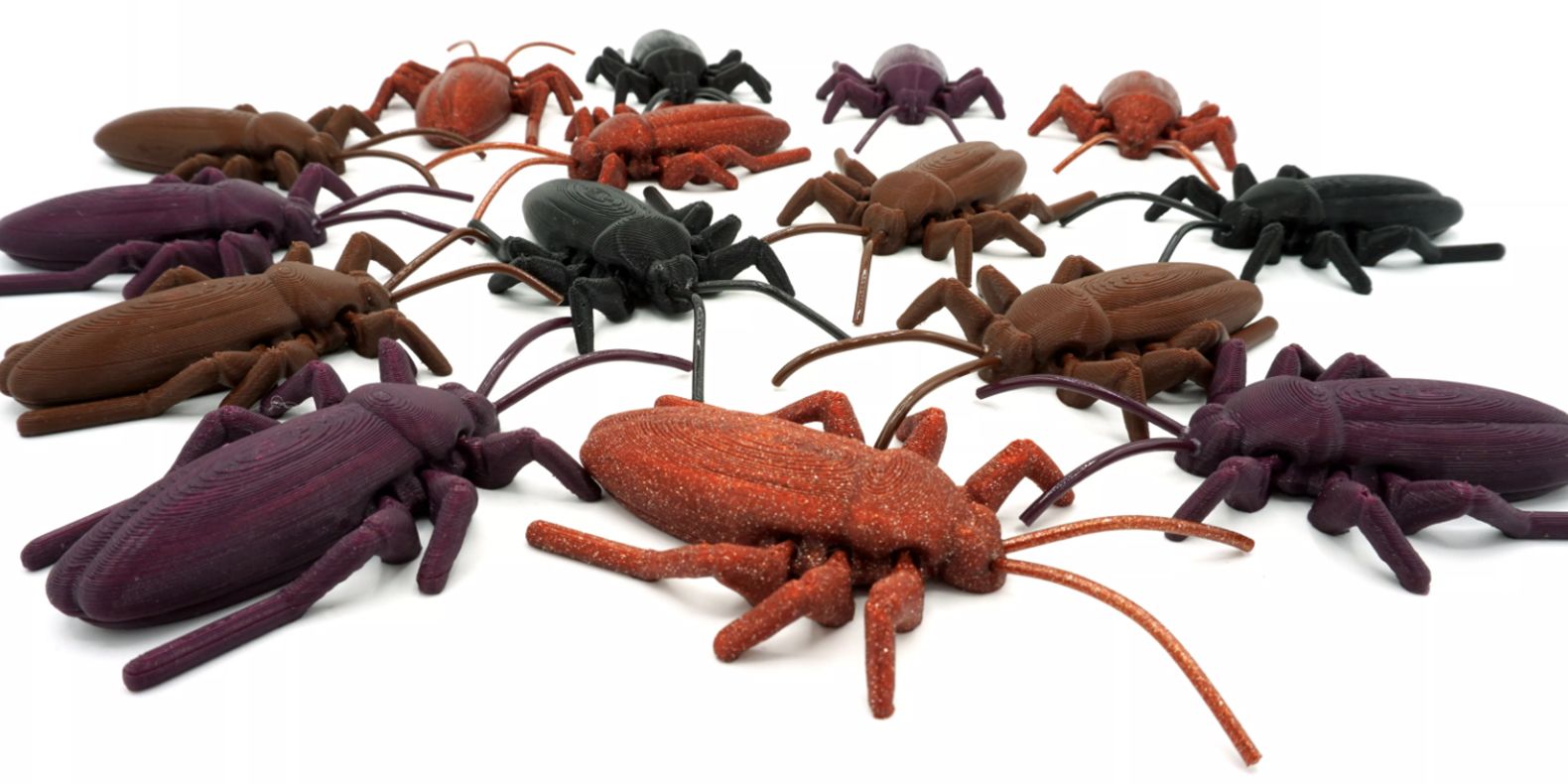 Here is a selection of the best 3D printable STL files for 3D printer of insects and bugs