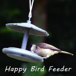 20707606_1670803659597729_1361515733_n.jpg Fichier STL Mangeoire Happy Bird・Plan imprimable en 3D à télécharger