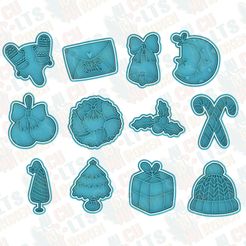 christmas-elements-cookie-cutter-set-of-12.jpg Christmas elements cookie cutter set of 12