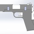 067.jpg Remington 1911 Enhanced pistol from the game Tomb Raider 2013 3D print model3