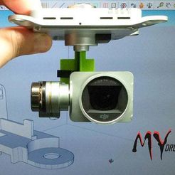 1_preview_featured.jpg STL file Arm Yaw Phantom 3 ADV/PRO・3D printing design to download