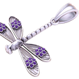 render-3.png BUTTERFLY GOLD PENDANT 3d printable model