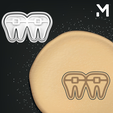 Braces.png Cookie Cutters - Dental care