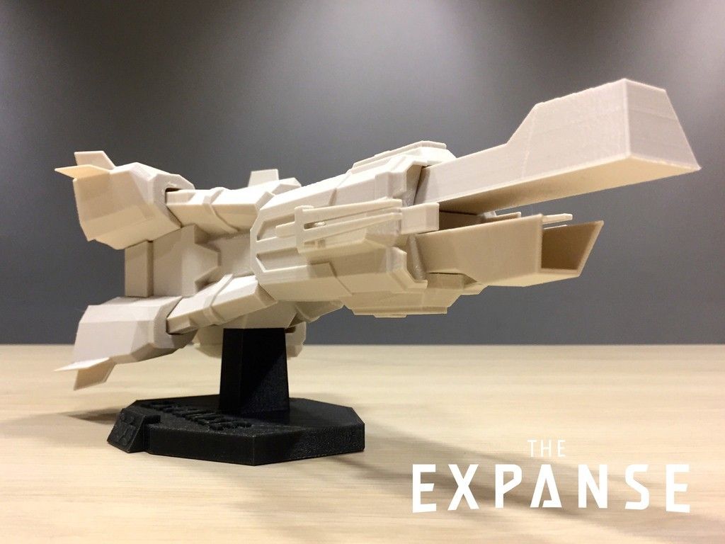 a50f95647f781a152c04ad5c3ef29dec_display_large.jpg Download free STL file The Expanse - The Donnager v2.0 • 3D printer template, SYFY
