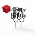 happy-birthday-hp2.jpg HAPPY BIRTHDAY HARRY POTTER CAKE TOPPER M2