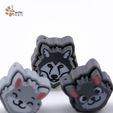 2.jpg WOLF PACK, FIDGET CLICKERS - FIDGET KEYCHAIN [PRIVATE USE ONLY]