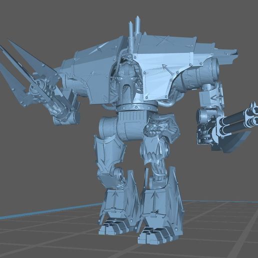 Epic Scale Decimation Robot 3D model