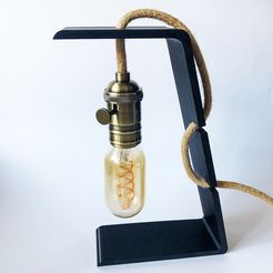 03.jpg STL-Datei Halterung für die Schreibtischlampe.・Modell zum Herunterladen und 3D-Drucken