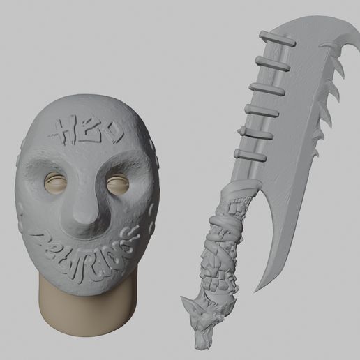Trapper_Delirious_4.jpg The Trapper Delirious Cosplay Mask and Weapon from dead by daylight
