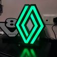 317207373_1356041361598993_6878272672979931607_n.jpg STL file lamp led logo renault・3D print object to download